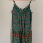 Anthropologie | Tiny Sloane Slip Dress Teal Multi | S Photo 4