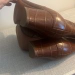 Naturalizer NWT  Wide Calf Brown Knee High Block Heel Leather Boots Size 7.5 Photo 8