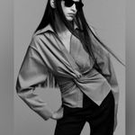 ZARA Women’s Front Cut Out Detail Long Sleeve Blouse Photo 10