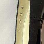 Taryn Rose  ‘Fierce’ Peep-Toe Mid-Heel Pump in Black Patent Leather A9 Photo 6