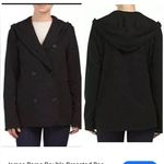 James Perse  Black Double-Breasted Pea Coat Photo 1