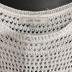 Love Tree  White Crochet Sweater Midi Dress Sleeveless Cover Up Sz S NWOT Photo 2