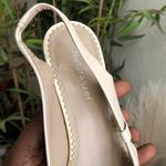 Naturalizer Genuine Leather Cream beige nude square toe mules slingback pumps 2.5” kitten heels -office siren core-Size 6M Excellent condition #coquette #twee #fairycore Photo 4