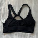 Adidas  Jet Black Crossback Sports Bra Photo 1