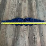 Victoria's Secret Navy Lace Scalloped Swim Balconette Bikini Strapless Top XS Photo 3