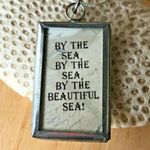 By the Sea Handmade Pendant Seashell Reversible Photo 0