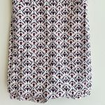 ZARA Geometric Patterned Sleeveless Romper, White and Pink, Size Medium Photo 7