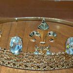 Gold Tiara with Crystal Accents Photo 0