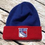 NHL NY Rangers Knit Tobogan Hat NWOT Blue Photo 0