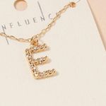 LETTER "E" NECKLACE Photo 0
