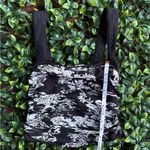 Free People  Black and White Floral Tank Top Photo 3