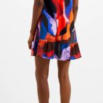 French Connection Isadora Elitan Drape Swing Dress Photo 3