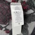 LuLaRoe Sweater Womens Small Black Red Floral Lace Chloe Longline Duster Gothic Photo 6