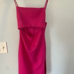 Blue Blush Pink Cutout Mini Dress Photo 1