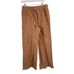 Aerie  High Waisted Go For It Baggy Cargo Pants Brown Tan NEW Womens Medium Photo 2