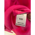 John Mark  Hot Pink 3/4 Sleeve Button Up Tunic Photo 3
