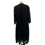 KIYONNA Scalloped Boudoir Lace Dress Black Plus Size 2X Photo 6