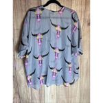 Show Me Your Mumu Lite Brite Skull Bull Tunic Dress Size XS Photo 5