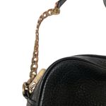 Michael Kors MK Pebbled Leather Fulton Style Black with Gold Hardware Crossbody Photo 11