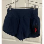 THE GYM PEOPLE High Waisted Running Shorts Navy Blue Size M New With Tag Size M Photo 6