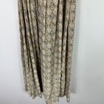 Sunner Silk Dress S Cottagecore Boho Romantic Vintage Revival Crochet Ethereal Tan Photo 5
