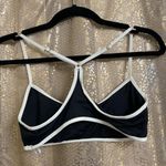 l*space L* Color-Block Black Ivory Gold Pamela Bikini Top Medium NWT TOP ONLY Photo 1