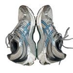 ASICS Gel-Kayano 16 Running Shoes White Blue Silver Size 10.5 Photo 4