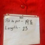 Le Suit  dress suit 8 Red 2 piece Blazer and Skirt 
Tailored and Lined. Photo 8