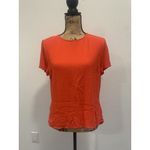 Michael Kors (F-160) Michael womens top size L orange color back ziper Photo 1