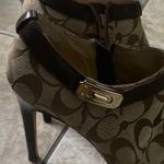 Coach signature boots sz 6 sexy boot for the ankle with the lock Photo 1