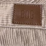 BDG Women’s Light Beige Dad Fit Corduroy Pants High Rise Straight Size 31-32 Photo 4