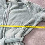 LLBean Robe Hooded Plush Fleece Sherpa Lined Cozy Blue Size 2X Photo 7