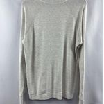 Athleta Womens Light Gray Long Sleeve Sweatshirt Medium Photo 4