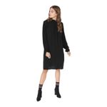 & Other Stories & Other Stories Black High Neck Long Sleeve Rayon Dress Size 8 Photo 7