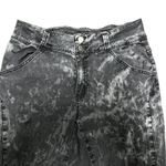 Soft Surroundings Y2K hip hugging acid wash floral embroidered rhinestone stretch skinny jeans 28 Photo 3