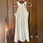 Xtraordinary  White Lace Halter Dress Photo 3
