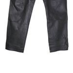 Newport News Vintage 90's Y2K Black Leather High Rise Straight Leg Pants Photo 4