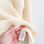 Double Zero Cream Knit Mock Neck Sweater Photo 3