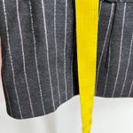 Caslon Pinstripe Blazer Wool Blend Classic Office Siren Workwear Quiet Luxury 6P Gray Size 6 Photo 4