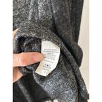 Red Lolly  Womens Cardigan Sweater Size Small Heather Gray NWT Ruffles Open Front Photo 2