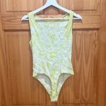 Aerie  Size Large Green Tie Dye Body Suit Photo 2