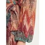 Ramy Brook Michaela Sequin Chevron Wrap Minidress Multicolor Plus Size 3 XL NWT Photo 9