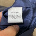 Cynthia Steffe  woman navy blue pleated skirt woman size 8 100% lamb so soft Photo 7