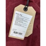 prAna Anillio Active Wear Top Womens Lg Maroon Terry Cloth Sleeveless Yoga Photo 3