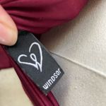 Windsor  Deep Red Burgundy Cross Back Gown Dress S Photo 6