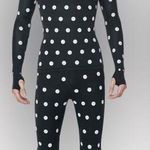 Zozosuit Unisex button print top & pants set in black size 7 NWOT Photo 0