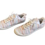 American Eagle Women's Sneakers, Size 7, Pink and White Photo 0