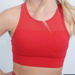 Zyia Active ALL STAR Red Racerback Sports Bra High Neck Performance Size Large Photo 9
