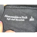 Abercrombie & Fitch  Soft AF Essentials Black Knit Crop Turtleneck Sweater Size L Photo 5