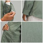 Lululemon Lightweight Insulated Shirt Jacket Grey Eucalyptus Size Large NWT Photo 4